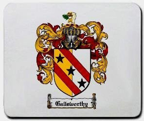 Gallsworthy coat of arms mouse pad