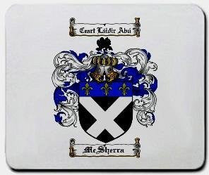 Mcsherra coat of arms mouse pad