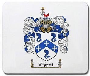 Tippett coat of arms mouse pad