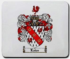 Lawe coat of arms mouse pad