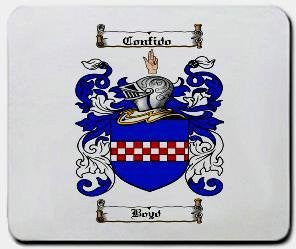 Boyd coat of arms mouse pad