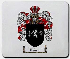 Levan coat of arms mouse pad