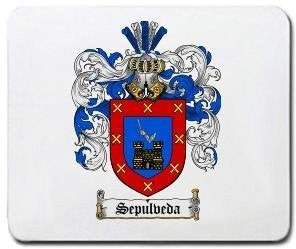 Sepulveda coat of arms mouse pad