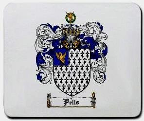 Pells coat of arms mouse pad