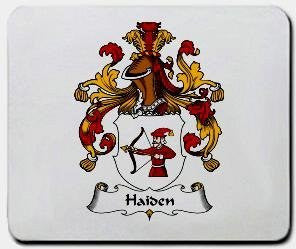 Haiden coat of arms mouse pad