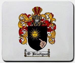 O'bradigan coat of arms mouse pad