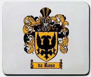 Da-rosa coat of arms mouse pad