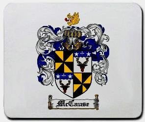 Mccause coat of arms mouse pad