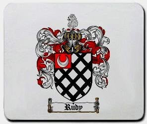 Rudy coat of arms mouse pad