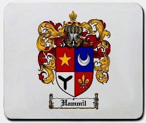 Hammil coat of arms mouse pad