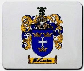 Mccarter coat of arms mouse pad