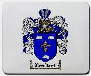 Robillard coat of arms mouse pad