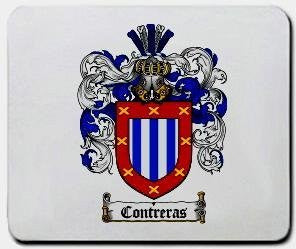 Contreras coat of arms mouse pad