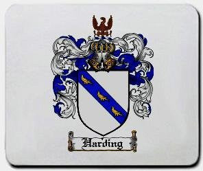 Harding coat of arms mouse pad