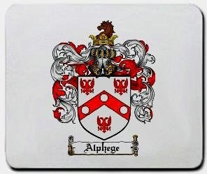 Alphege coat of arms mouse pad