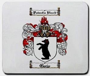 Gaw coat of arms mouse pad