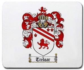 Treloar coat of arms mouse pad