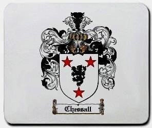 Chessall coat of arms mouse pad