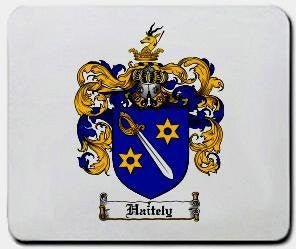Haitely coat of arms mouse pad