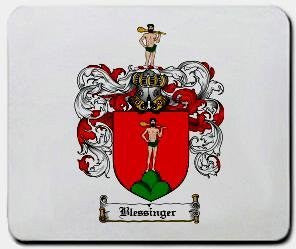 Blessinger coat of arms mouse pad
