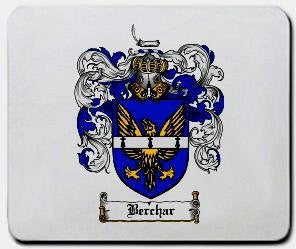Berchar coat of arms mouse pad