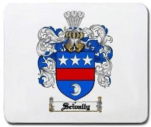 Scivally coat of arms mouse pad