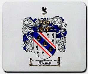 Daws coat of arms mouse pad