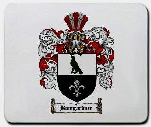 Bomgardner coat of arms mouse pad