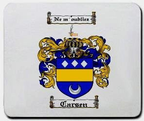 Carsen coat of arms mouse pad