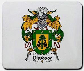 Diosdado coat of arms mouse pad