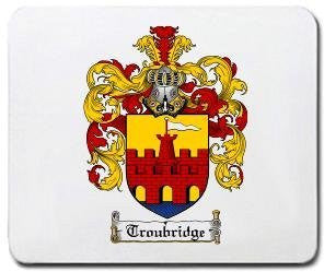 Troubridge coat of arms mouse pad