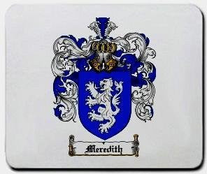 Meredith coat of arms mouse pad