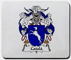 Catala coat of arms mouse pad