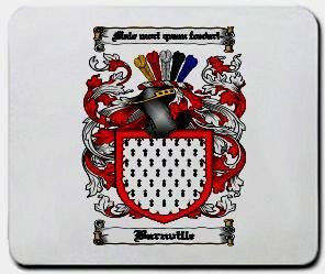 Barnville coat of arms mouse pad
