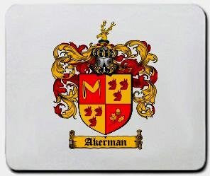 Akerman coat of arms mouse pad