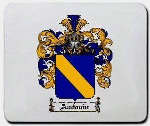 Audouin coat of arms mouse pad