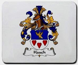 Hauch coat of arms mouse pad