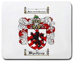 Wynthrop coat of arms mouse pad