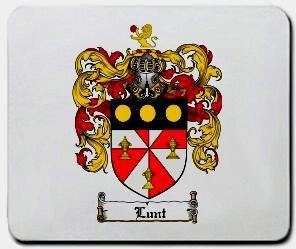 Lunt coat of arms mouse pad