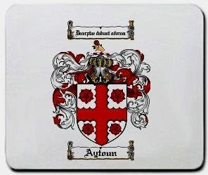 Aytoun coat of arms mouse pad