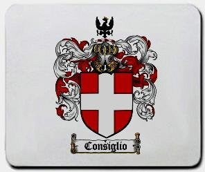 Consiglio coat of arms mouse pad