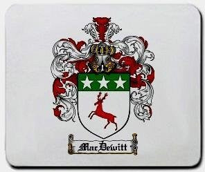 Macdewitt coat of arms mouse pad