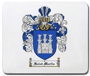 Saint-martin coat of arms mouse pad