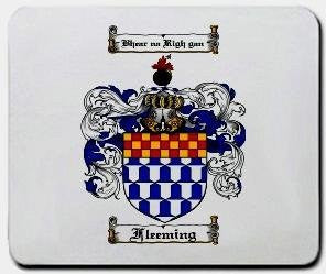 Fleeming coat of arms mouse pad