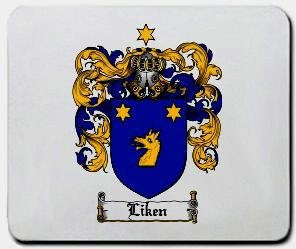 Liken coat of arms mouse pad