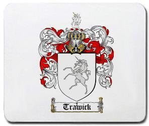 Trawick coat of arms mouse pad