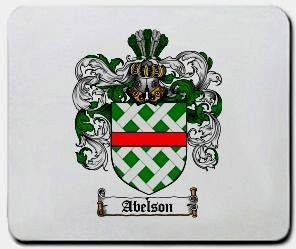 Abelson coat of arms mouse pad