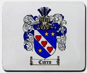 Curro coat of arms mouse pad