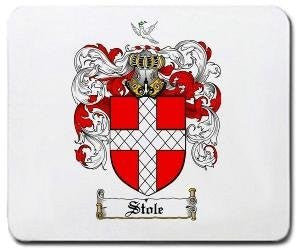 Stole coat of arms mouse pad