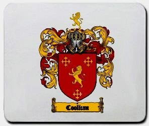 Coolican coat of arms mouse pad